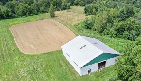 Vue manège couvert Manège couvert